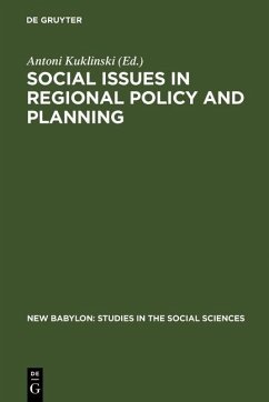 Cover Social Issues in Regional Policy and Planning (eBook, PDF)