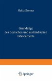 Grundzüge des deutschen und ausländischen Börsenrechts (eBook, PDF)