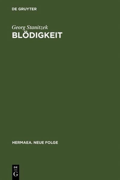 Blödigkeit (eBook, PDF)