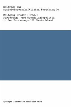 Cover Forschungs- und Technologiepolitik in der Bundesrepublik Deutschland (eBook, PDF)