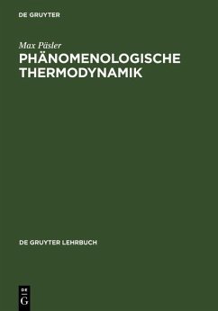 Cover Phänomenologische Thermodynamik (eBook, PDF)