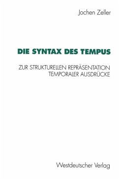 Die Syntax des Tempus (eBook, PDF) - Zeller, Jochen