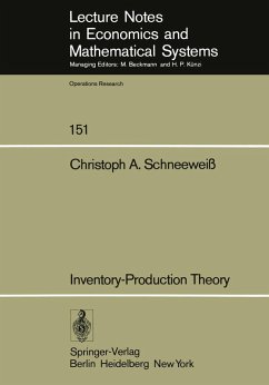 Inventory-Production Theory (eBook, PDF) - Schneeweiss, C. A.