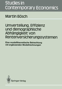 Cover Umverteilung, Effizienz und demographische Abhängigkeit von Rentenversicherungssystemen (eBook, PDF)