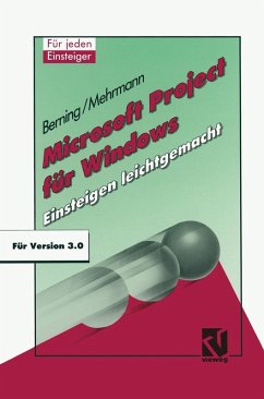 Microsoft Project für Windows (eBook, PDF) - Berning, Udo