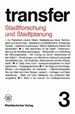 Stadtforschung und Stadtplanung (eBook, PDF)