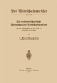 Die volkswirtschaftliche Bedeutung des Wirtschaftsprüfers und die Anforderungen an sein Wissen in Deutschland und England (eBook, PDF)