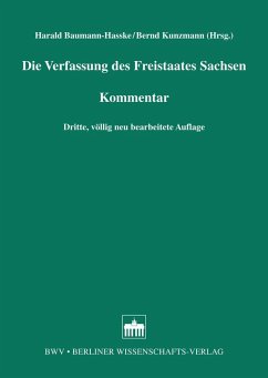 Cover Die Verfassung des Freistaates Sachsen (eBook, PDF)