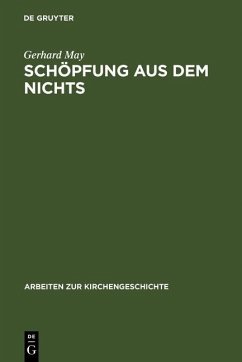 Schöpfung aus dem Nichts (eBook, PDF) - May, Gerhard