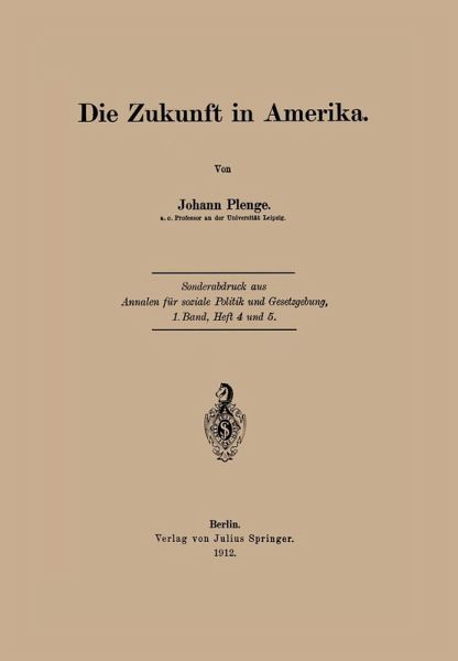 Die Zukunft in Amerika (eBook, PDF)