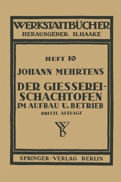 Cover Der Gießerei-Schachtofen im Aufbau und Betrieb (eBook, PDF)