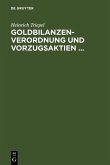 Goldbilanzen-Verordnung und Vorzugsaktien ... (eBook, PDF)