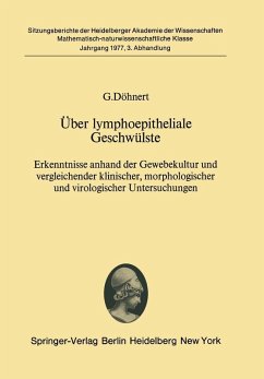 Cover Über lymphoepitheliale Geschwülste (eBook, PDF)