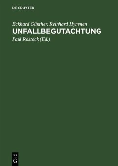 Unfallbegutachtung (eBook, PDF) - Günther, Eckhard; Hymmen, Reinhard