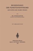 Begründung der Funktionentheorie auf Alten und Neuen Wegen (eBook, PDF)