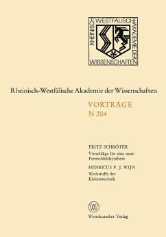 Cover Vorschläge für eine neue Fernsehbildsynthese (eBook, PDF)