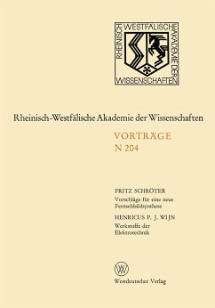 Vorschläge für eine neue Fernsehbildsynthese (eBook, PDF) - Schröter, Fritz
