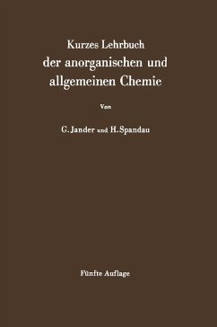 Kurzes Lehrbuch der anorganischen und allgemeinen Chemie (eBook, PDF) - Jander, Gerhart; Spandau, Hans