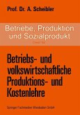 Betriebe, Produktion und Sozialprodukt (eBook, PDF)