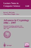 Advances in Cryptology 1981 - 1997 (eBook, PDF)