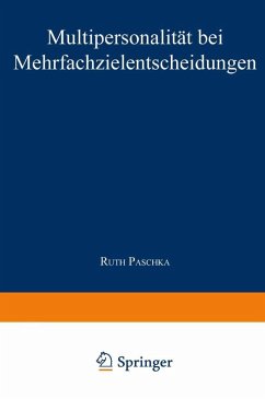 Cover Multipersonalität bei Mehrfachzielentscheidungen (eBook, PDF)