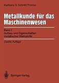Metallkunde für das Maschinenwesen (eBook, PDF)
