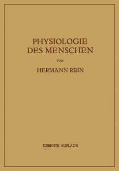 Einführung in die Physiologie des Menschen (eBook, PDF) - Rein, Hermann