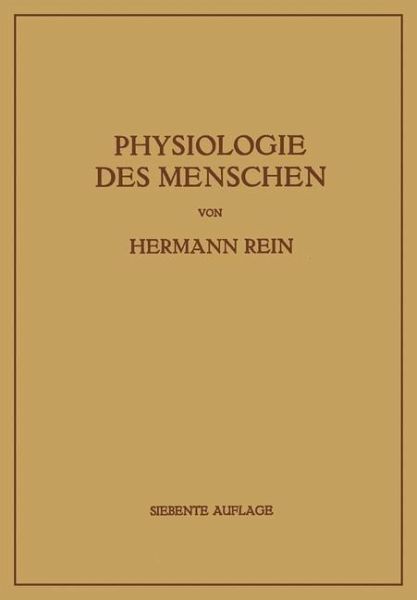 Einführung in die Physiologie des Menschen (eBook, PDF) Einführung in die Physiologie des Menschen (eBook, PDF)