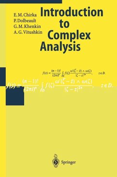 Introduction to Complex Analysis (eBook, PDF) - Chirka, E. M.; Dolbeault, P.; Khenkin, G. M.; Vitushkin, A. G.