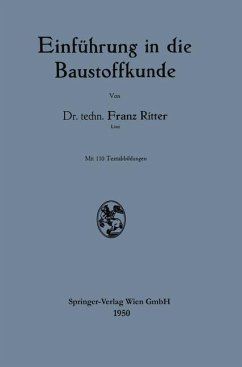 Einführung in die Baustoffkunde (eBook, PDF) - Ritter, Franz