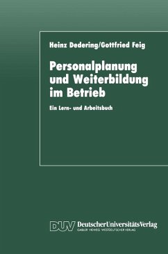 Personalplanung und Weiterbildung im Betrieb (eBook, PDF) - Dedering, Heinz