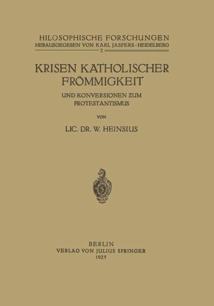 Krisen Katholischer Frömmigkeit und Konversionen zum Protestantismus (eBook, PDF)