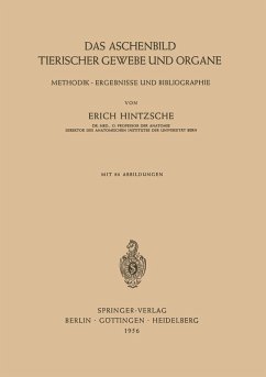 Cover Das Aschenbild Tierischer Gewebe und Organe (eBook, PDF)