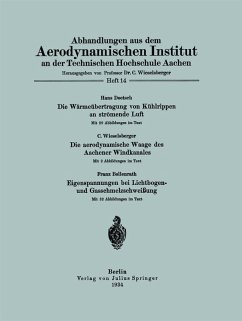 Cover Abhandlungen aus dem Aerodynamischen Institut an der Technischen Hochschule Aachen (eBook, PDF)