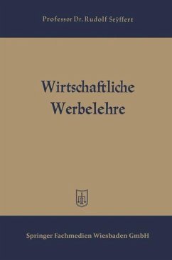 Wirtschaftliche Werbelehre (eBook, PDF) - Seyffert, Rudolf