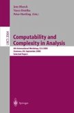 Computability and Complexity in Analysis (eBook, PDF)
