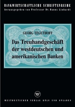 Cover Das Treuhandgeschäft der westdeutschen und amerikanischen Banken (eBook, PDF)