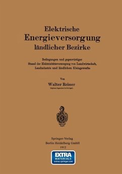 Elektrische Energieversorgung ländlicher Bezirke (eBook, PDF) - Reisser, Walter