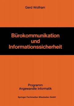 Cover Bürokommunikation und Informationssicherheit (eBook, PDF)