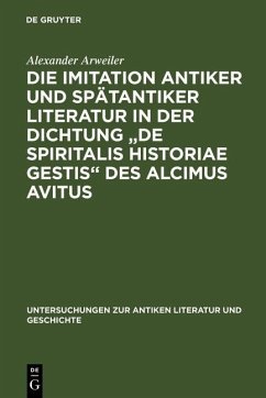 Die Imitation antiker und spätantiker Literatur in der Dichtung 