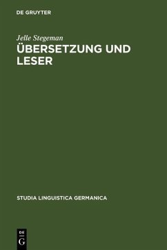 Übersetzung und Leser (eBook, PDF) - Stegeman, Jelle