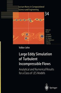 Large Eddy Simulation of Turbulent Incompressible Flows (eBook, PDF) - John, Volker