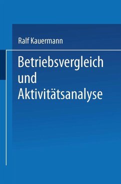Cover Betriebsvergleich und Aktivitätsanalyse (eBook, PDF)