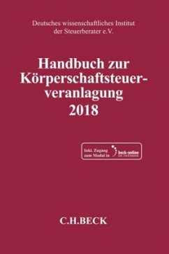 Cover Handbuch zur Körperschaftsteuerveranlagung 2018