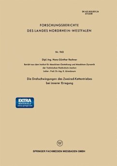Cover Die Drehschwingungen des Zweirad-Kettentriebes bei innerer Erregung (eBook, PDF)