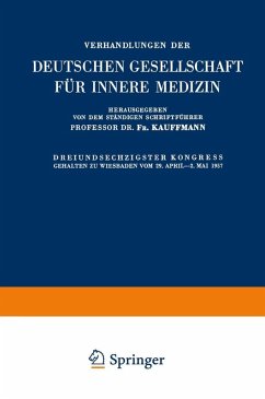 Dreiundsechzigster Kongress (eBook, PDF) - Miehlke, K.