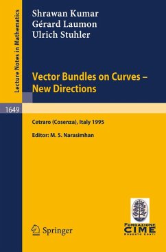 Vector Bundles on Curves - New Directions (eBook, PDF) - Kumar, Shrawan; Laumon, Gérard; Stuhler, Ulrich