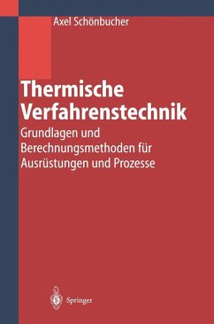 Thermische Verfahrenstechnik (eBook, PDF) - Schönbucher, Axel