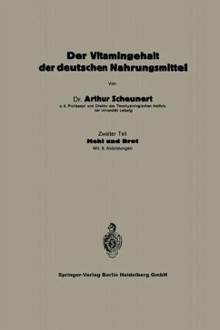 Der Vitamingehalt der deutschen Nahrungsmittel (eBook, PDF) - Scheunert, Arthur