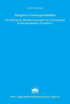 Cover Integrierte Gesetzesproduktion (eBook, PDF)